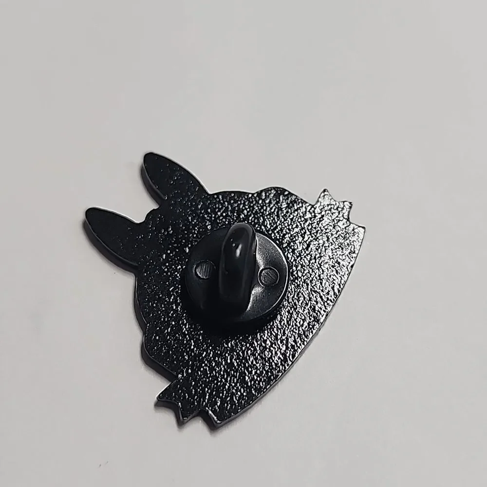 Cute Bunny Dumpling Enamel Pin - White and Brown